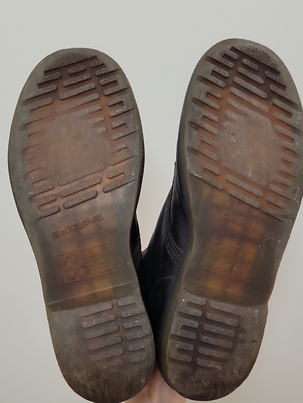 Well-Loved Black Leather Doc Marten Boots 9 - Picture 7 of 7